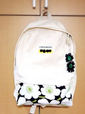 無印良品のリュックをリメイクとは
